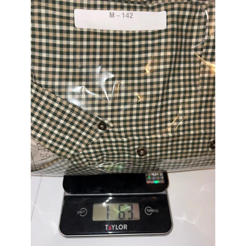 2 Mens Haggar Generations Red & Green Plaid‎ Button Down Shirt XL Classic Fit